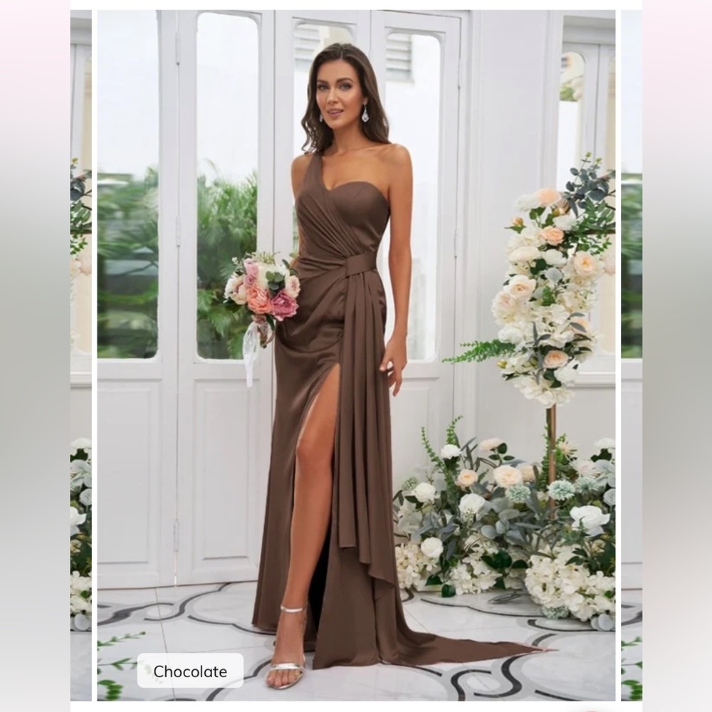 Chocolate Brown Formal Gown